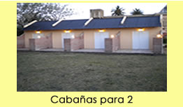 Cabañas para 2 personas